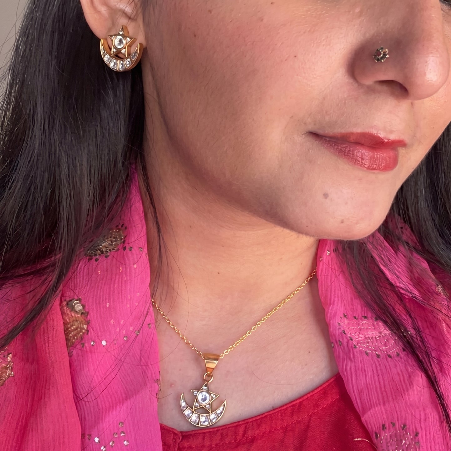 Chand Sitara Pendant Set