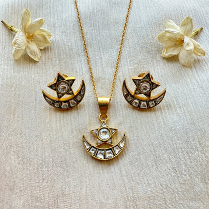 Chand Sitara Pendant Set