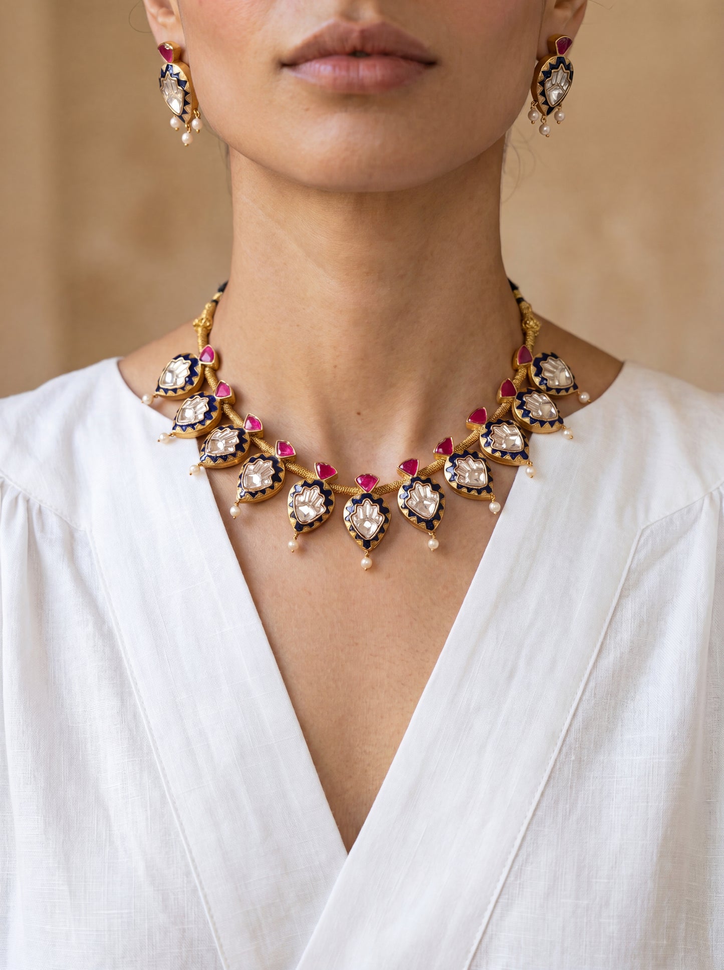 Meena Necklace Set
