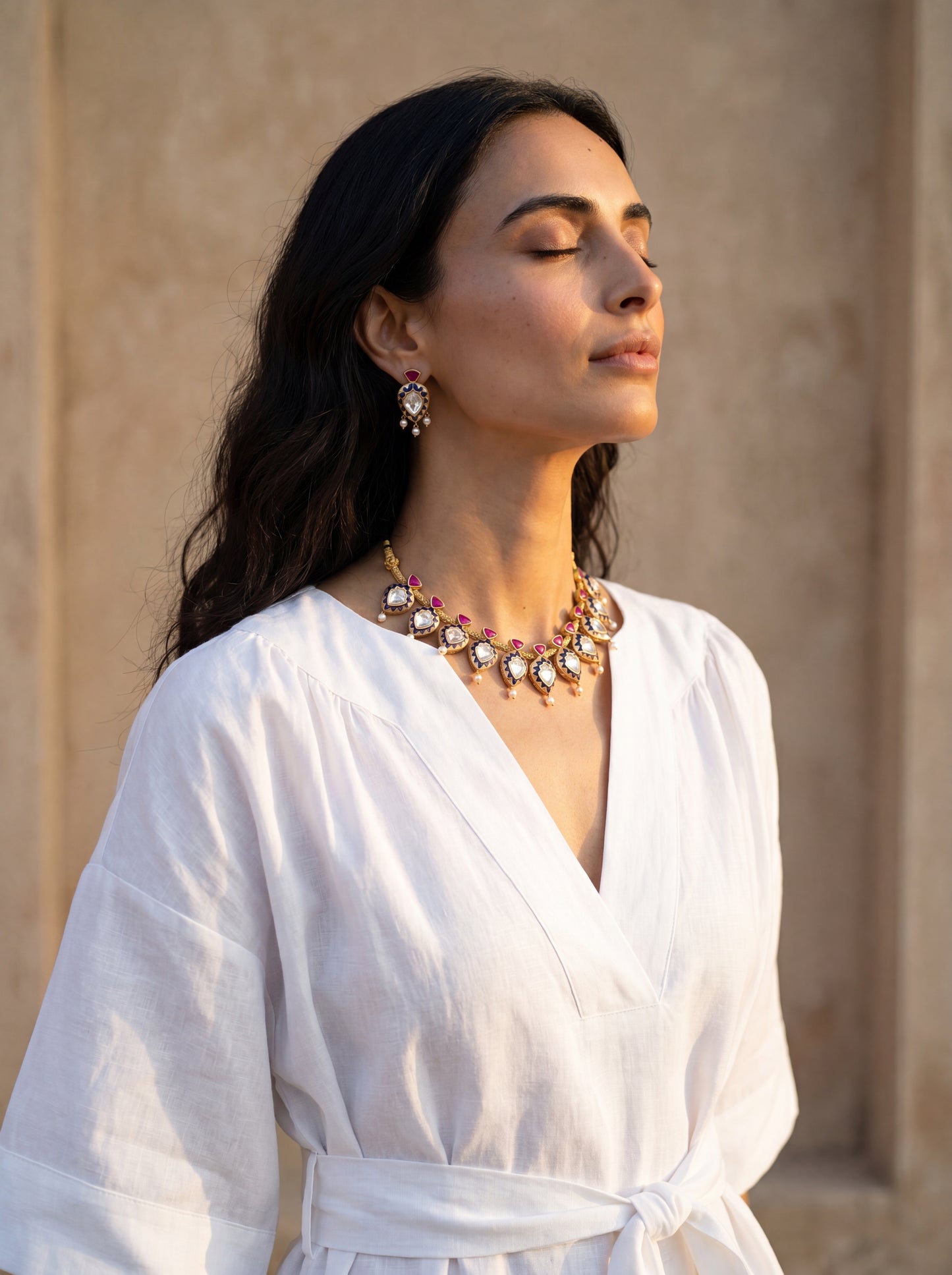 Meena Necklace Set